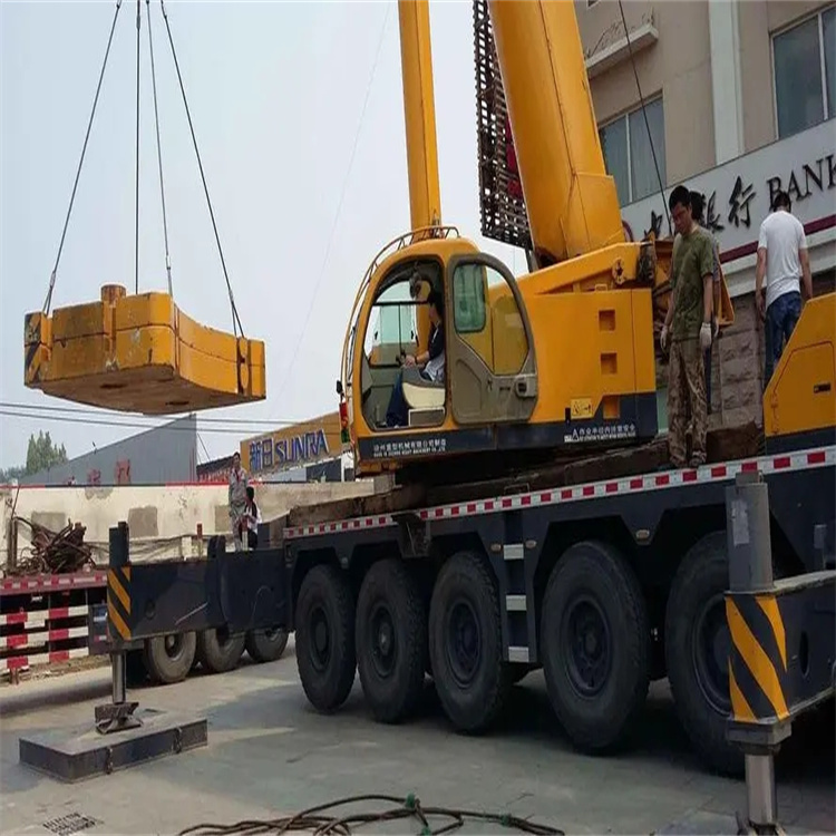 芜湖当地吊车出租|机器吊装|75吨|工厂搬迁服务